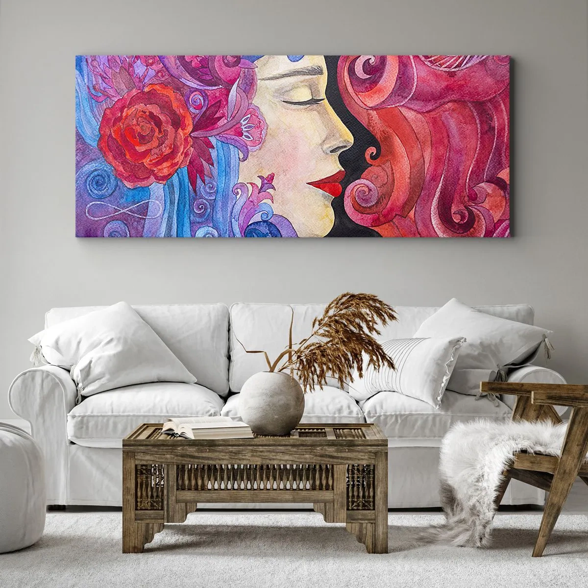 Obraz na plátně - Secese stále živá - 120x50 cm
