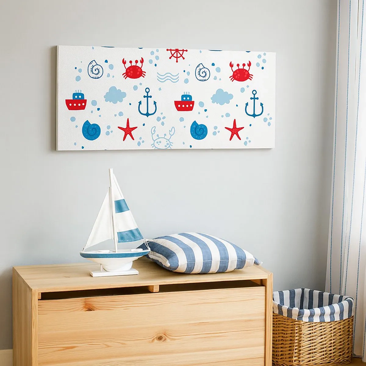 Obraz na plátně - Mořská pohádka - 100x40 cm