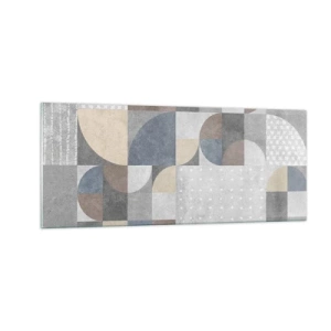 Obraz na skle - Keramická fantazie - 100x40 cm