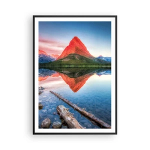 Plakát v černém rámu - Teplo a chlad - 70x100 cm