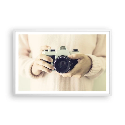 Plakát v bílém rámu - Pro více informací… - 91x61 cm