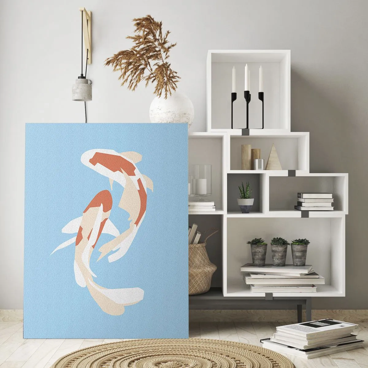 Obraz na skle - Spontánní synchronizované plavání - 50x70 cm