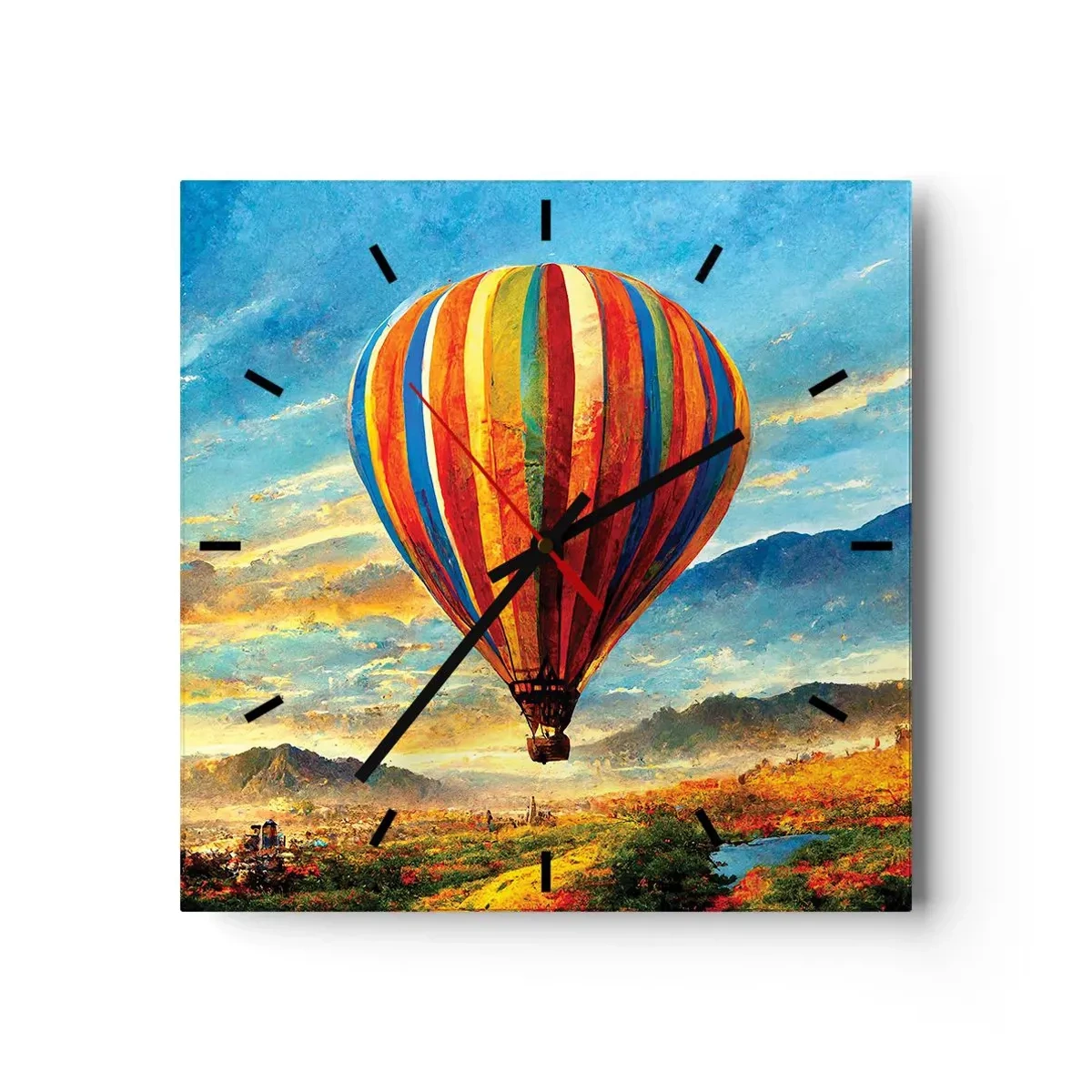 Nástěnné hodiny - V tichu je toho vidět víc - 30x30 cm