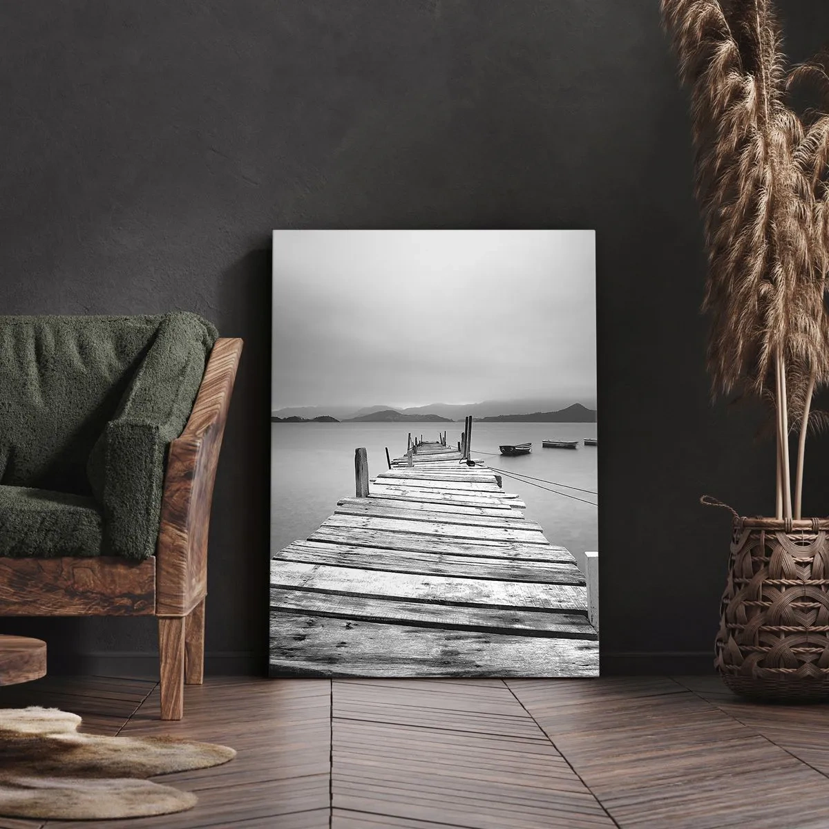 Obraz na plátně - Za horami, za moři - 45x80 cm