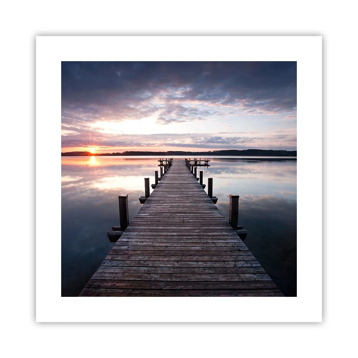 Plakát - Tichá hranice mezi dnem a nocí - 40x40 cm