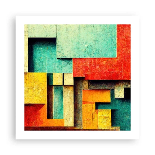 Plakát - Festival pravých úhlů - 50x50 cm