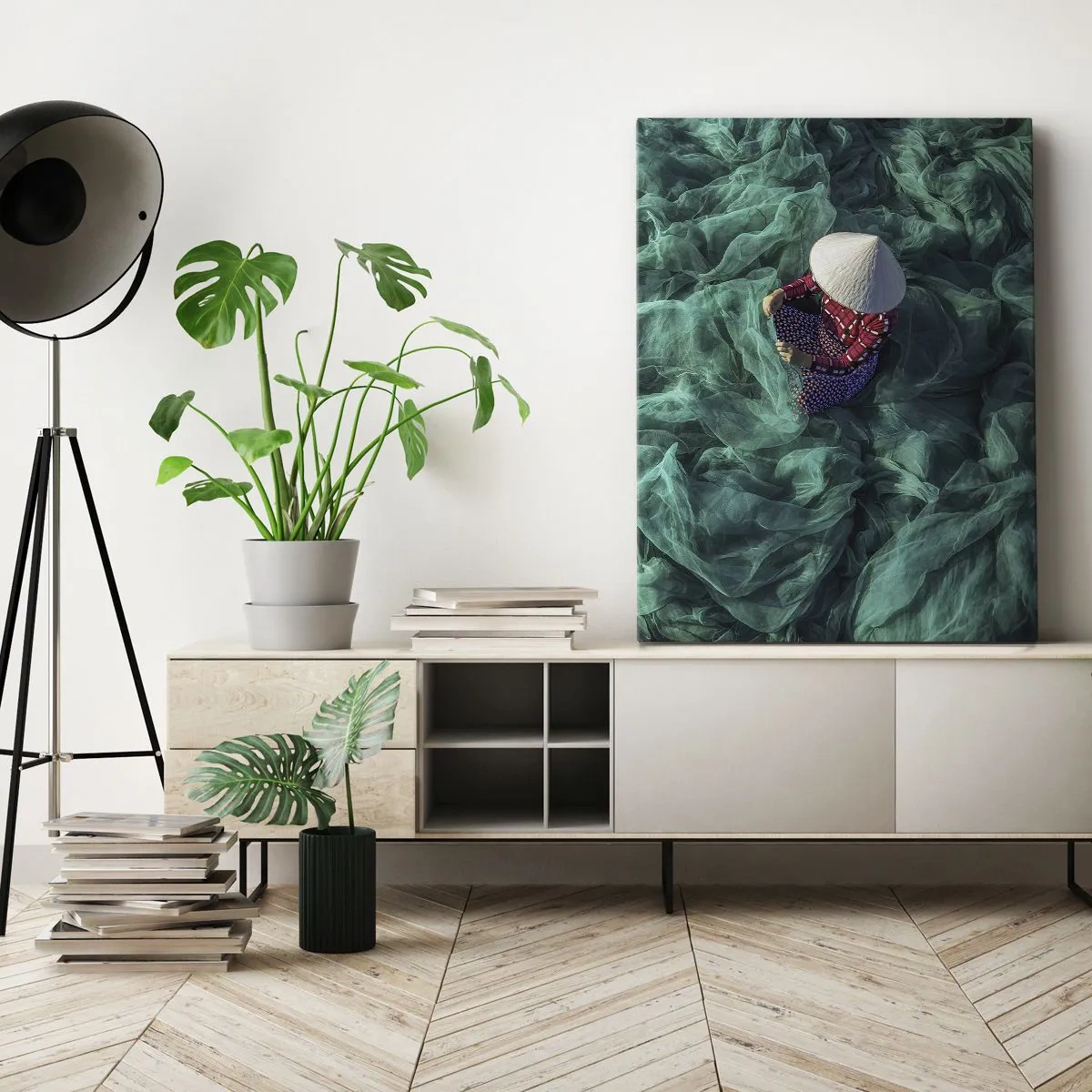 Obraz na plátně - V moři sítí - 50x70 cm