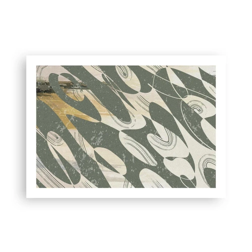 Plakát - Rytmizovaná abstrakce - 70x50 cm