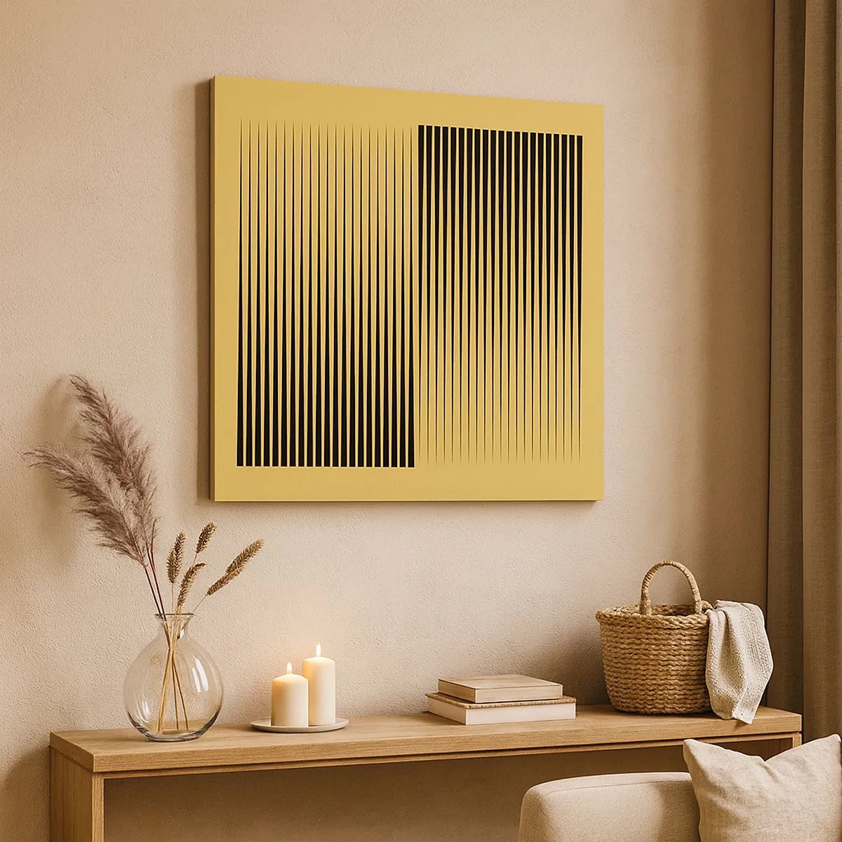 Obraz na plátně - Čtverec protikladů - 30x30 cm