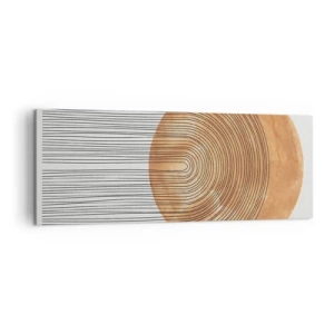 Obraz na plátně - Slunečná kompozice - 140x50 cm