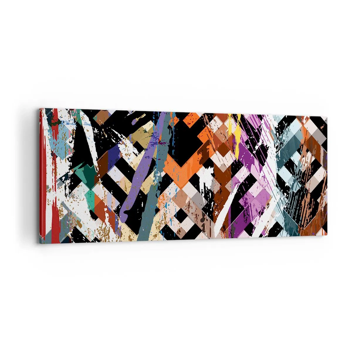 Obraz na plátně - Umocněné na druhou - 100x40 cm