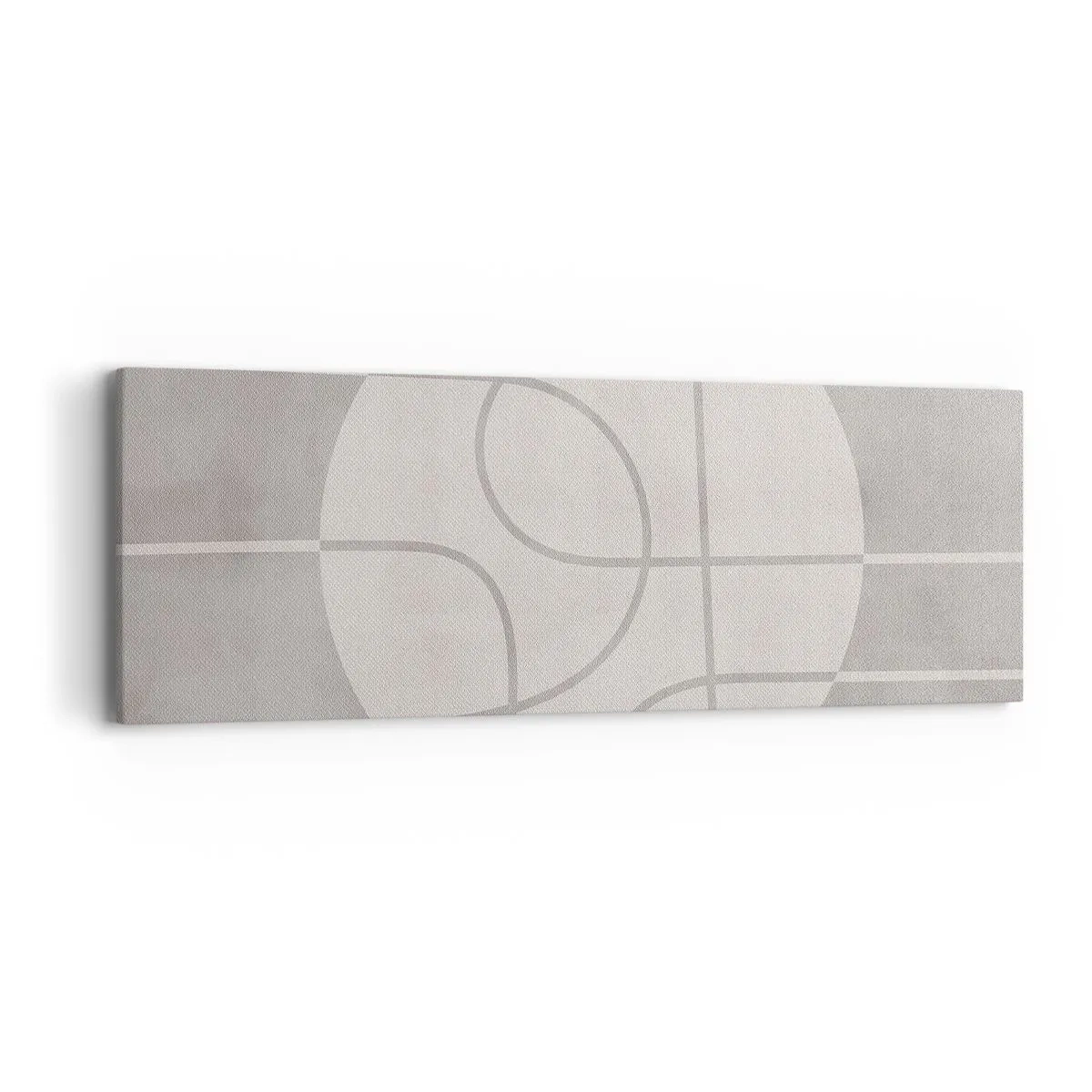 Obraz na plátně - Kruhově a přímo - 90x30 cm
