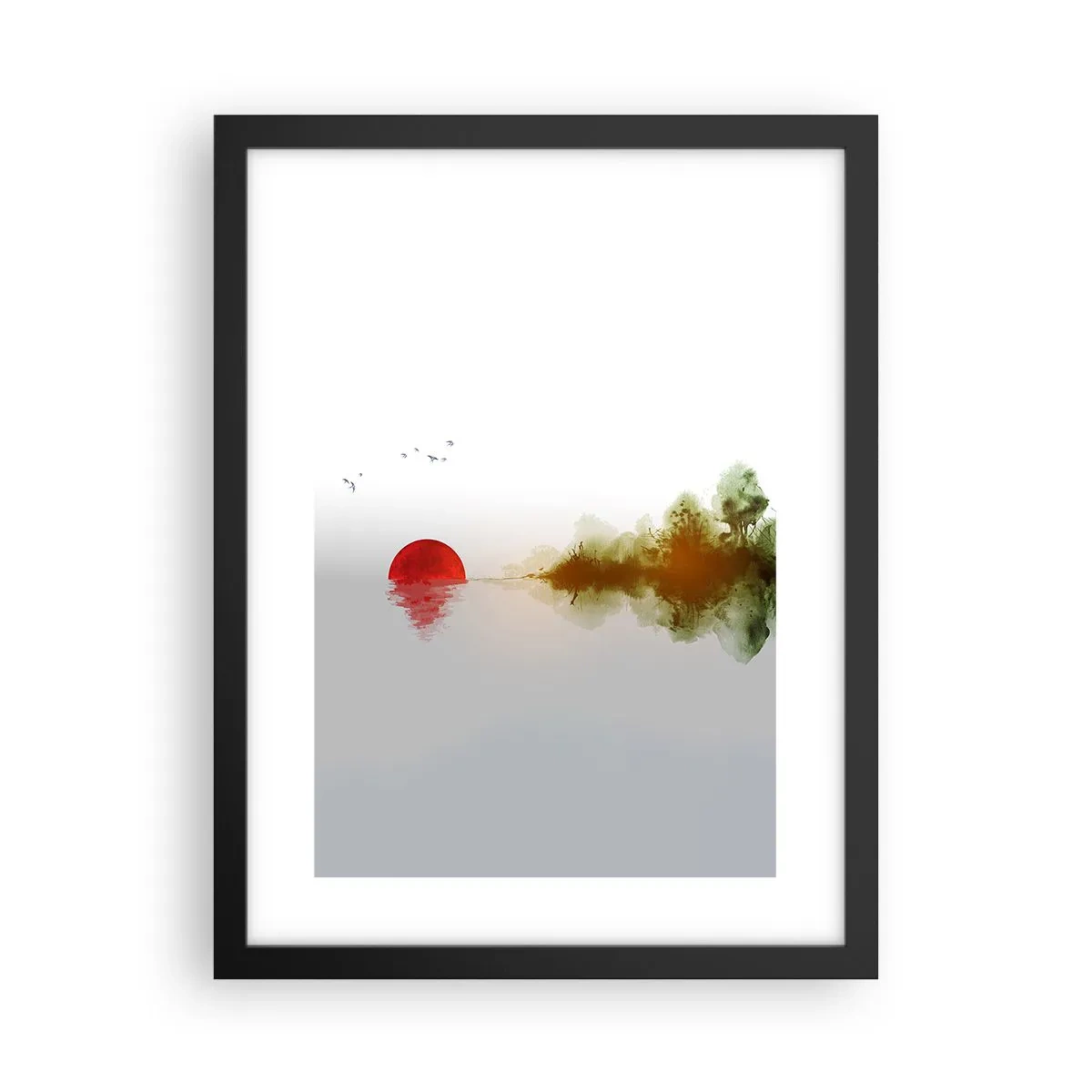 Plakát v černém rámu - Příslib klidu - 30x40 cm