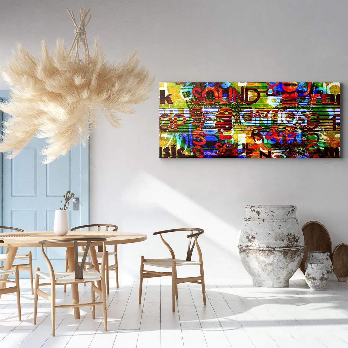 Obraz na plátně - Všechny barvy zvuku - 100x40 cm