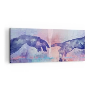 Obraz na plátně - Božská jiskra života - 100x40 cm
