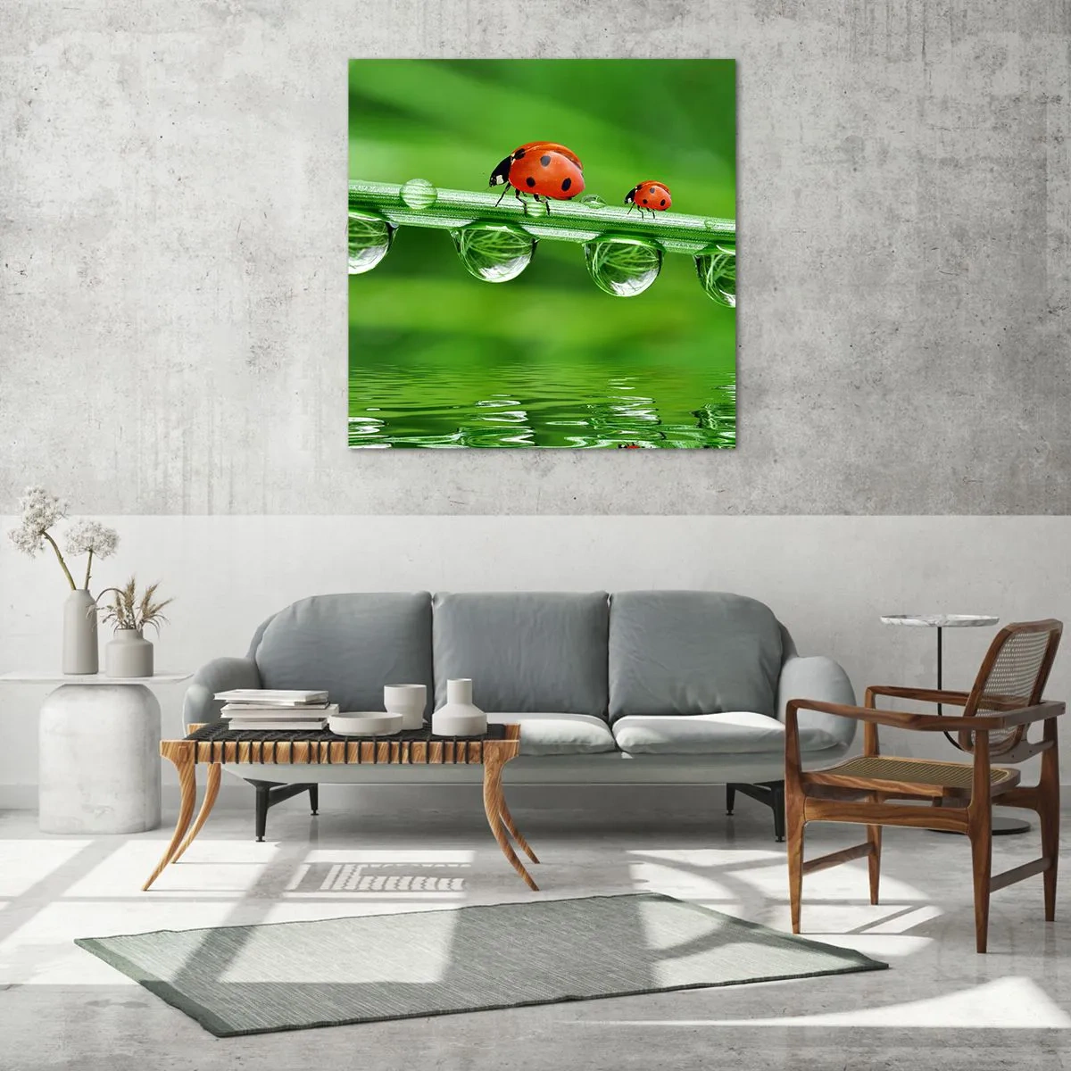 Obraz na skle - Na cestách celé léto - 50x50 cm