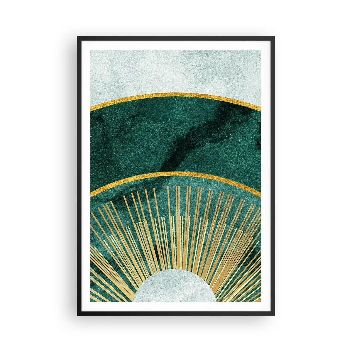 Plakát v černém rámu - Jiná sluneční soustava - 70x100 cm