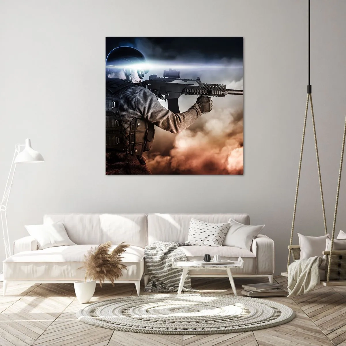 Obraz na plátně - Prostě hrdina - 50x50 cm