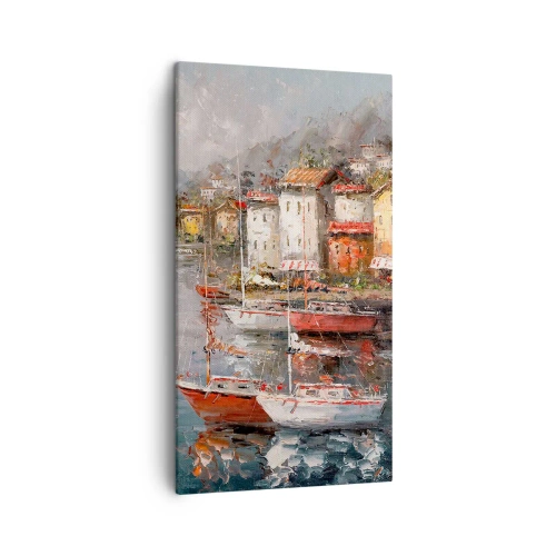Obraz na plátně - Romantický přístav - 45x80 cm