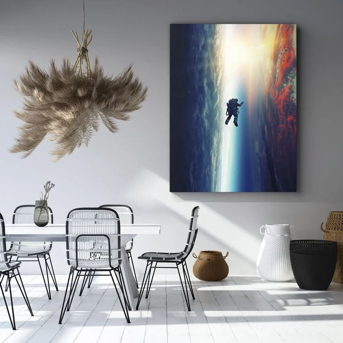 Obraz na plátně - Tváří v tvář vesmíru - 50x70 cm