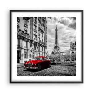 Plakát v černém rámu - Dravec ve městě - 50x50 cm