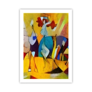 Plakát - Slunce - život - radost - 50x70 cm