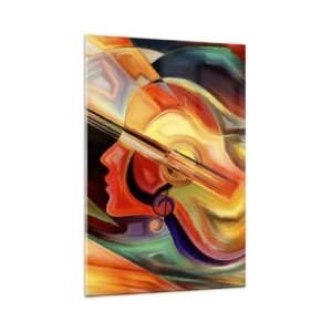 Obraz na skle - Všechno je v pořádku - 80x120 cm