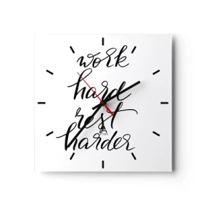 Nástěnné hodiny - Životní rovnováha - 30x30 cm