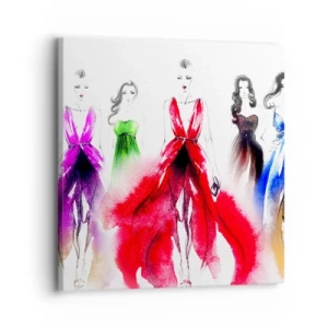 Obraz na plátně - Nálada na kostýmy - 30x30 cm