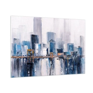 Obraz na skle - Newyorská imprese - 100x70 cm