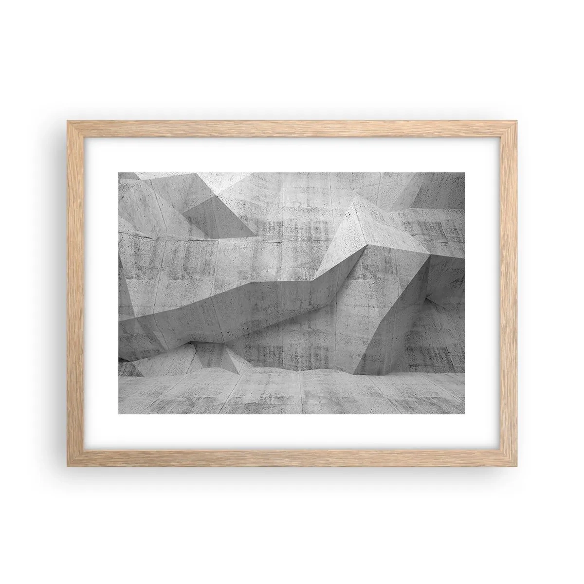 Plakát v rámu světlý dub - Skutečná výzva - 40x30 cm