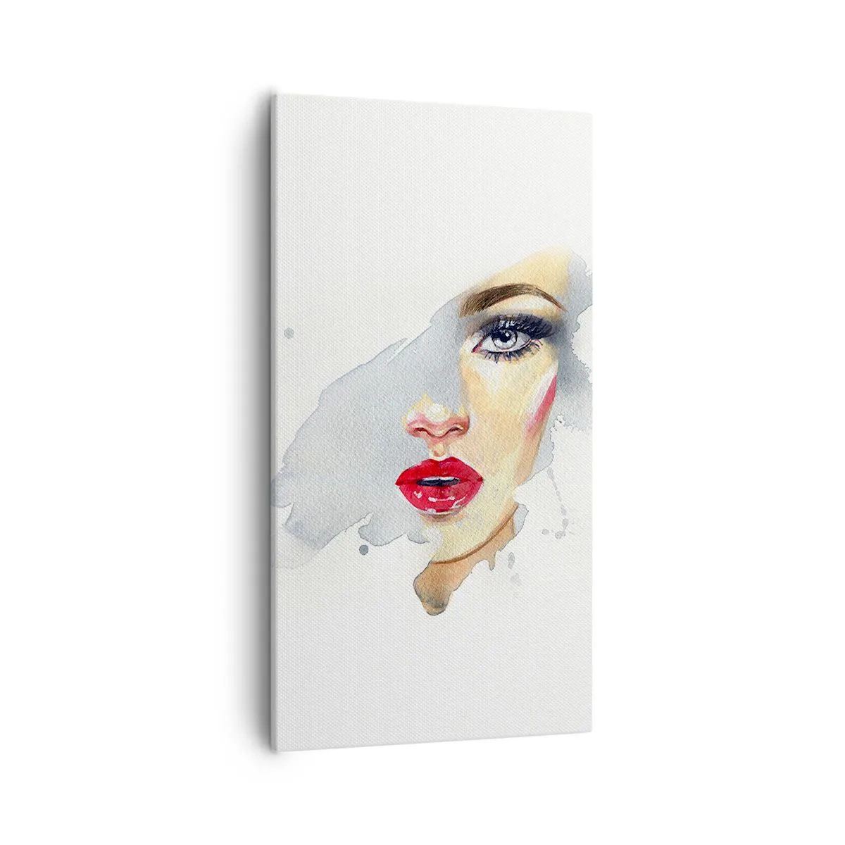 Obraz na plátně - Odraz v kapce vody - 55x100 cm