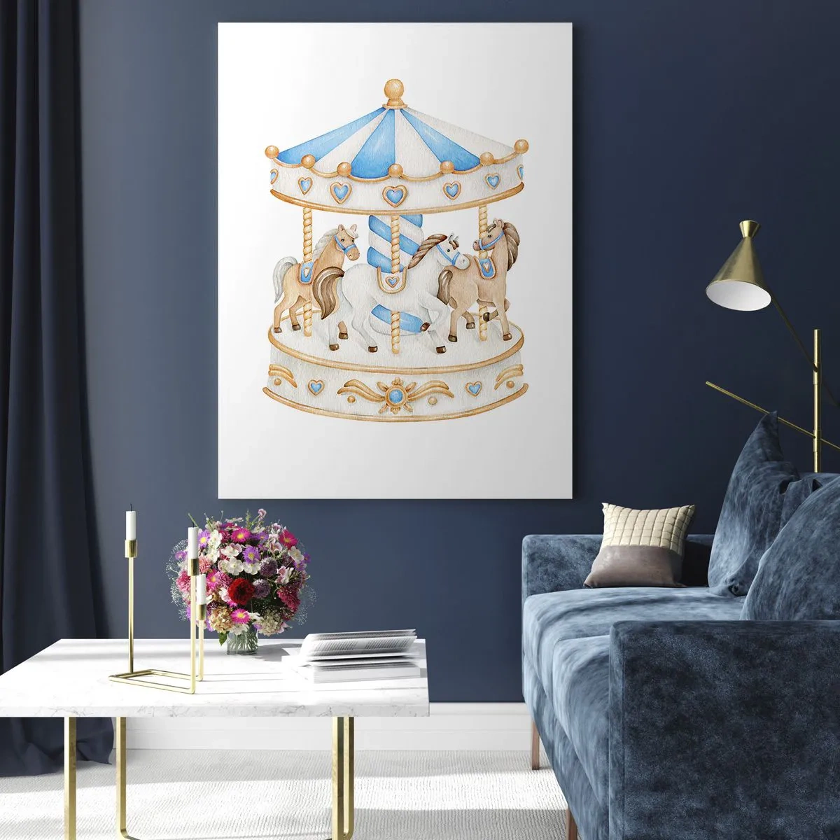 Obraz na skle - Sladké dětství - 80x120 cm