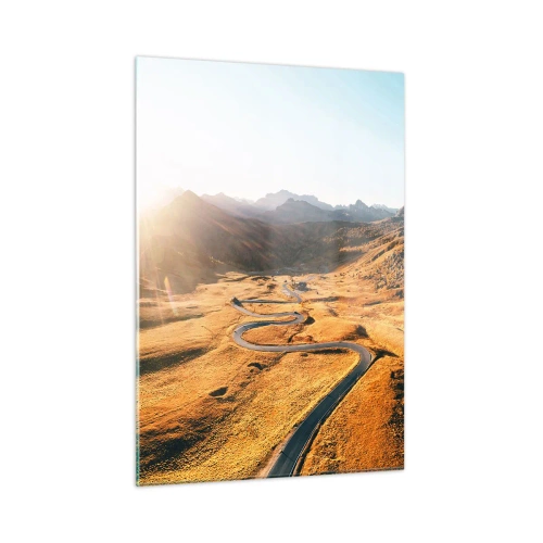 Obraz na skle - Ve zlatém údolí - 50x70 cm