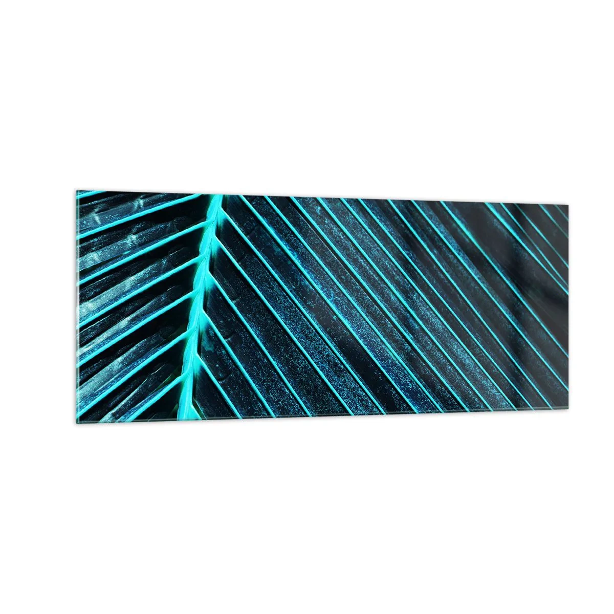 Obraz na skle - Textura zeleně - 100x40 cm