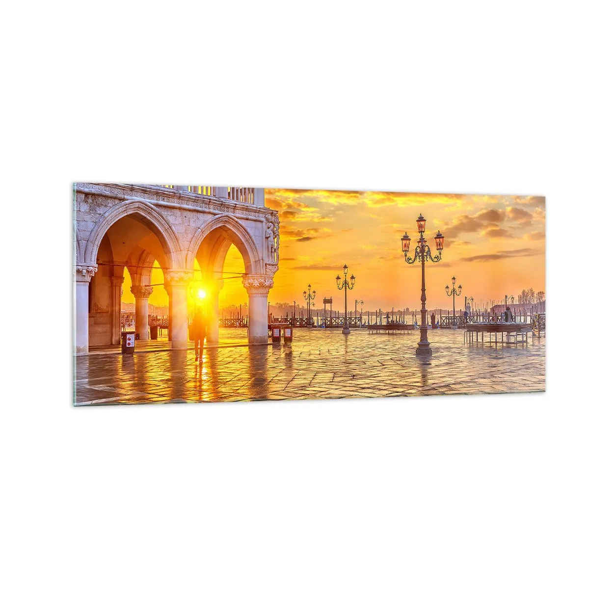 Obraz na skle - Kde jsou všichni? - 100x40 cm