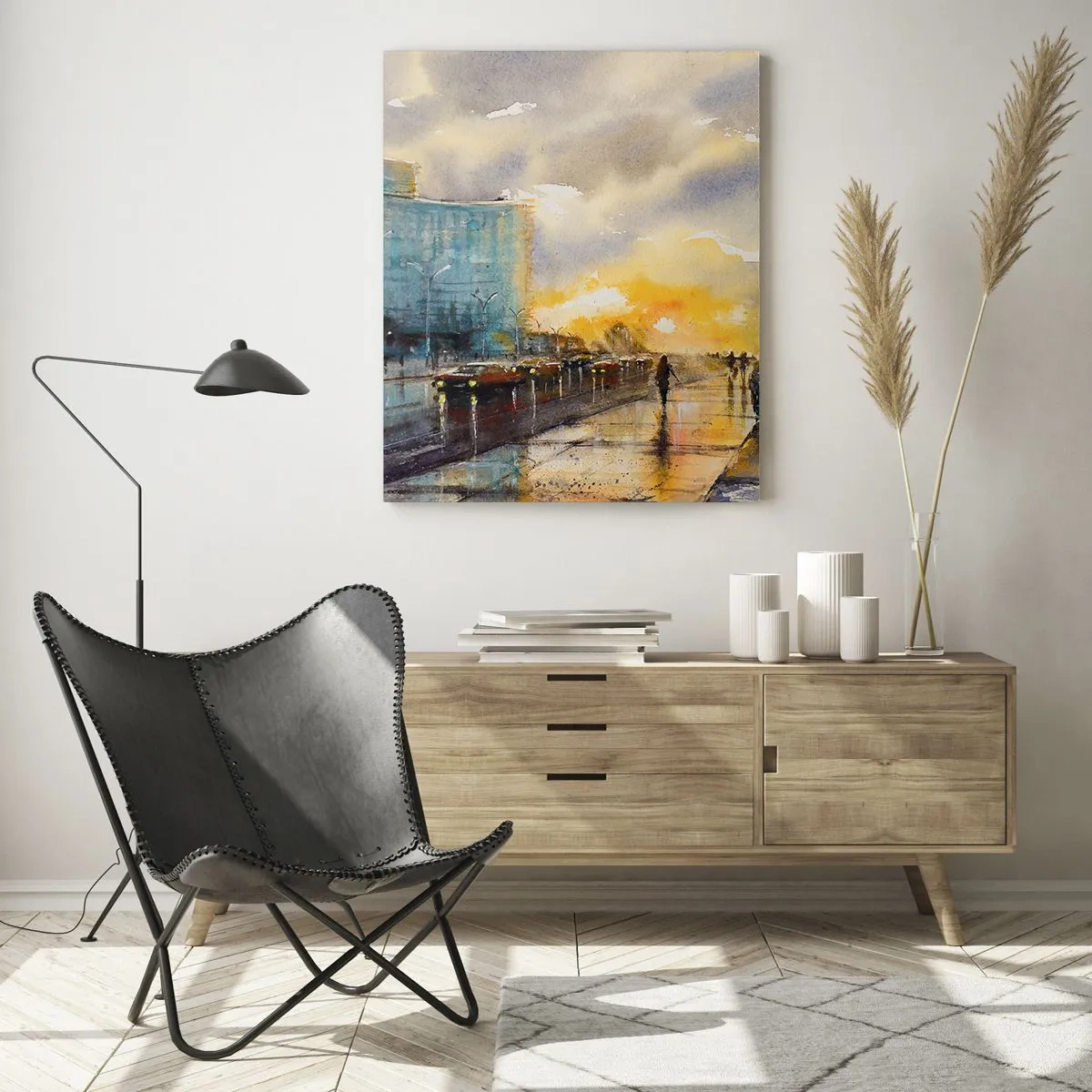 Obraz na skle - Život na pobřeží - 70x100 cm