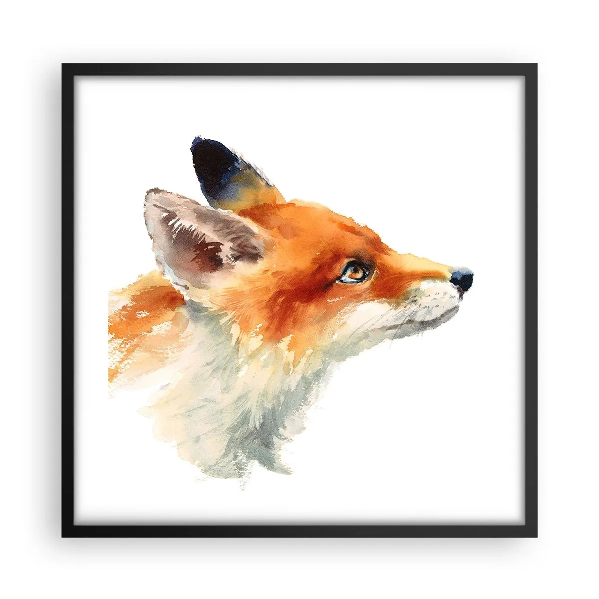 Plakát v černém rámu - Opatrnosti není nikdy dost - 50x50 cm