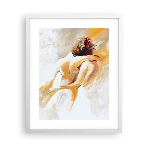 Plakát v bílém rámu - Blízkost v nebi - 40x50 cm