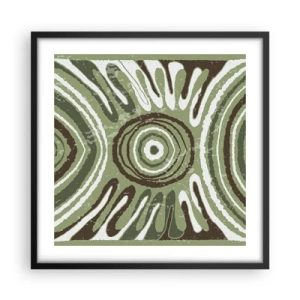 Plakát v černém rámu - Exploze emocí - 50x50 cm