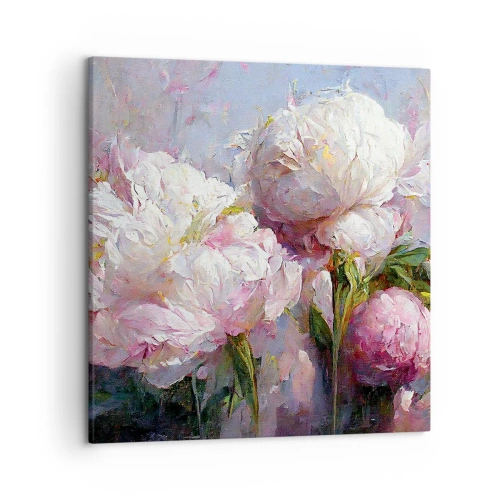 Obraz na plátně - Kytice překypující životem - 50x50 cm