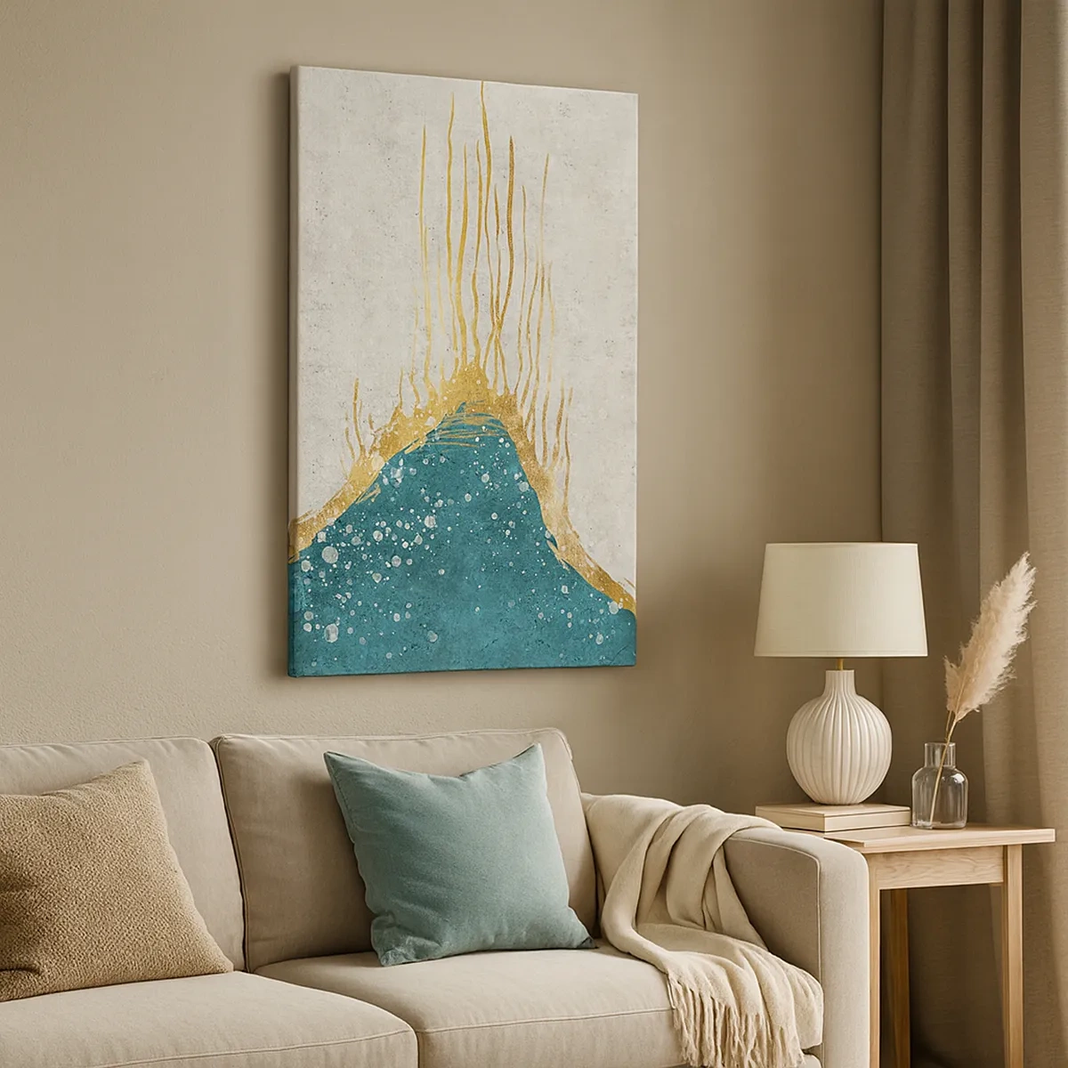 Obraz na plátně - Zlatý příliv - 50x70 cm