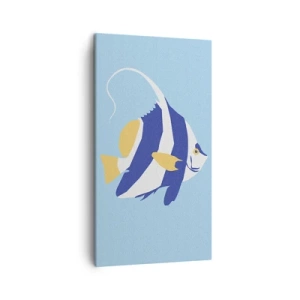 Obraz na plátně - Miss tropických vod - 45x80 cm