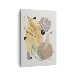 Obraz na plátně - Abstraktní švestka - 70x100 cm