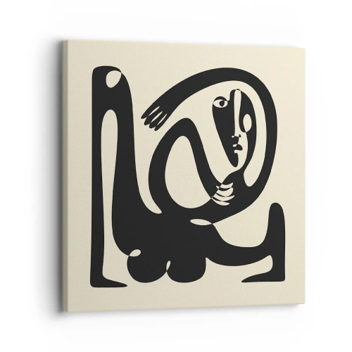 Obraz na plátně - Téměř Picasso - 30x30 cm