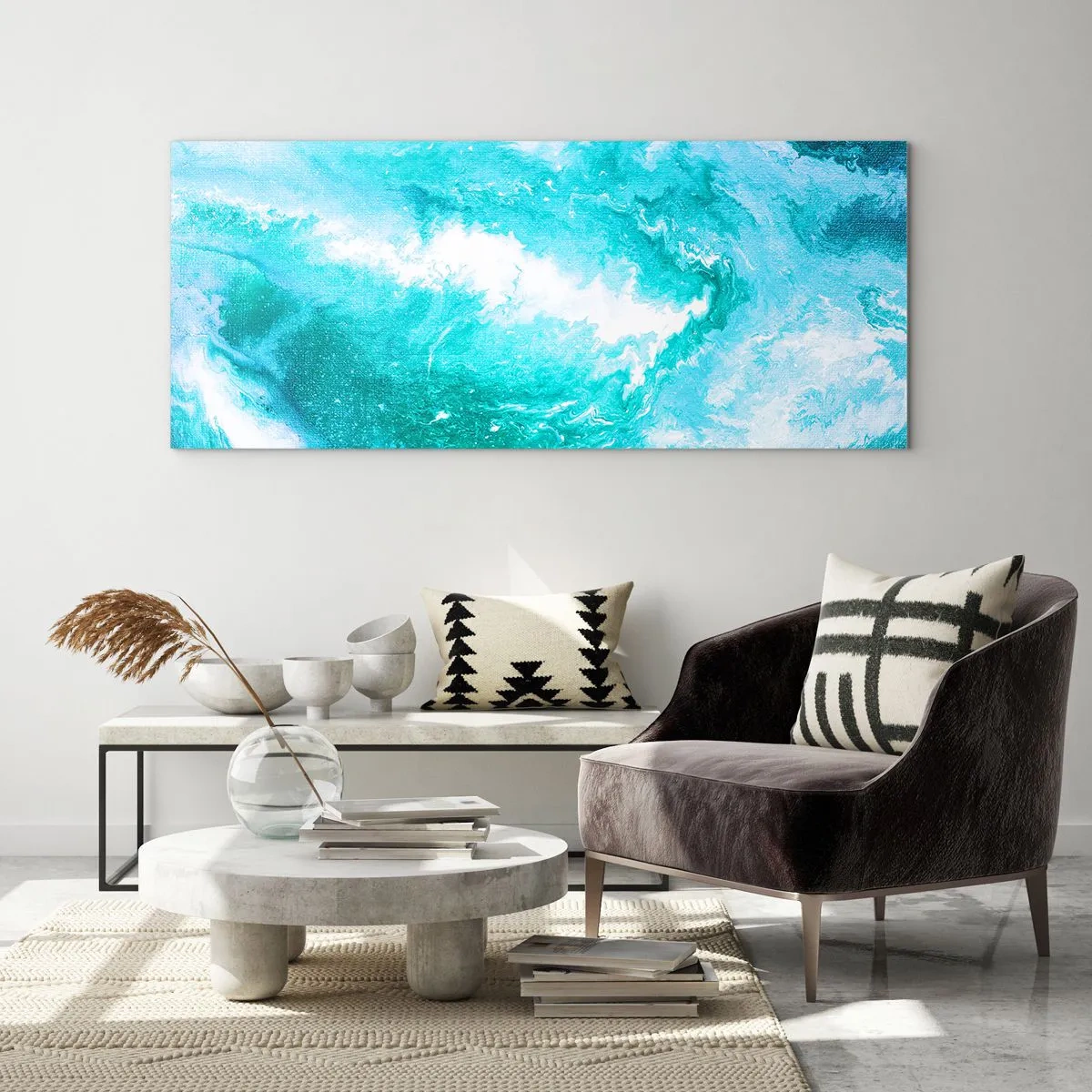 Obraz na skle - V jádru živlu - 120x50 cm