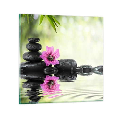 Obraz na skle - Čas pro duši - 70x70 cm