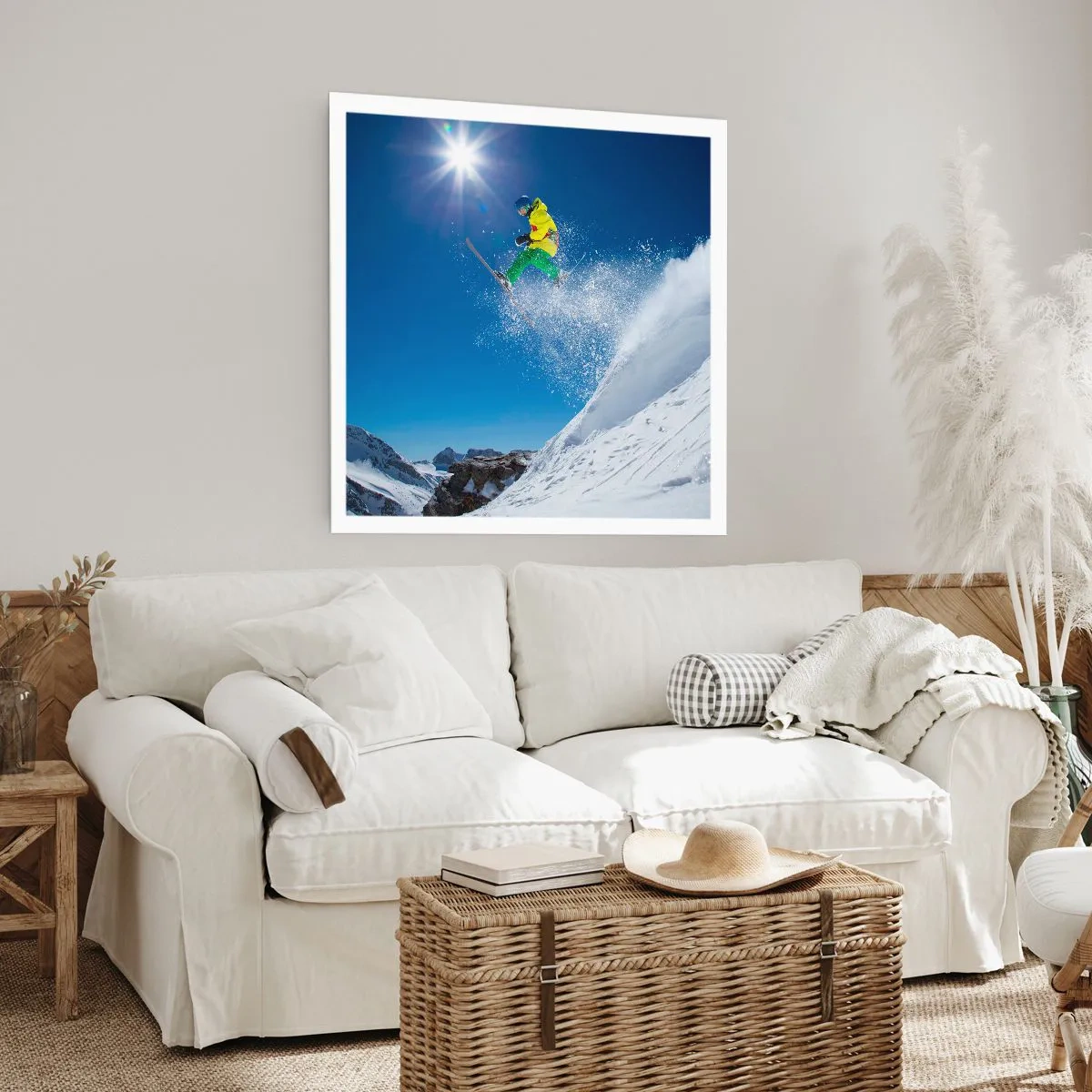 Plakát - Tančící s horami - 50x50 cm