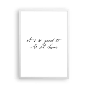 Plakát v bílém rámu - Celá pravda - 50x70 cm