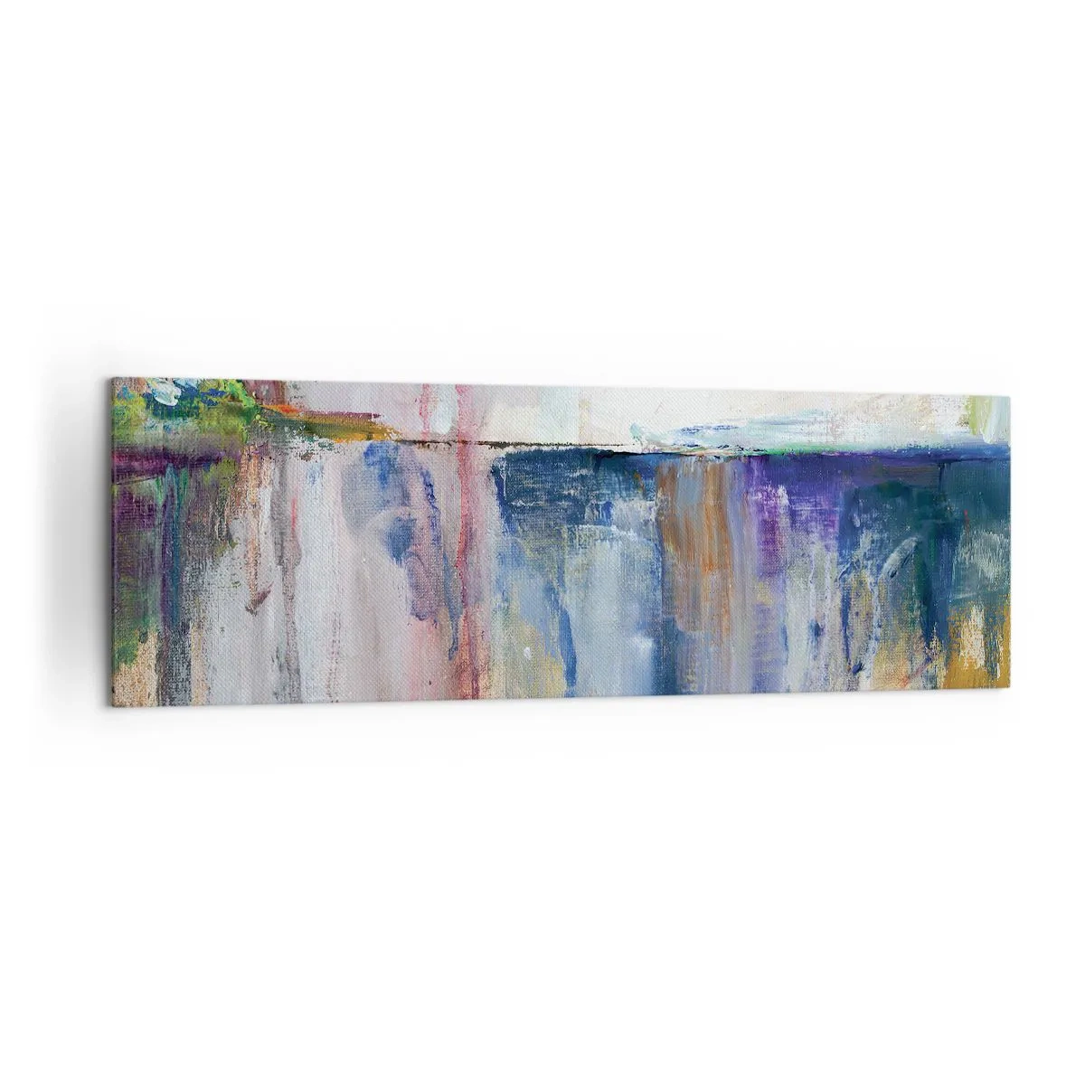 Obraz na plátně - Barevné dojmy a asociace - 160x50 cm